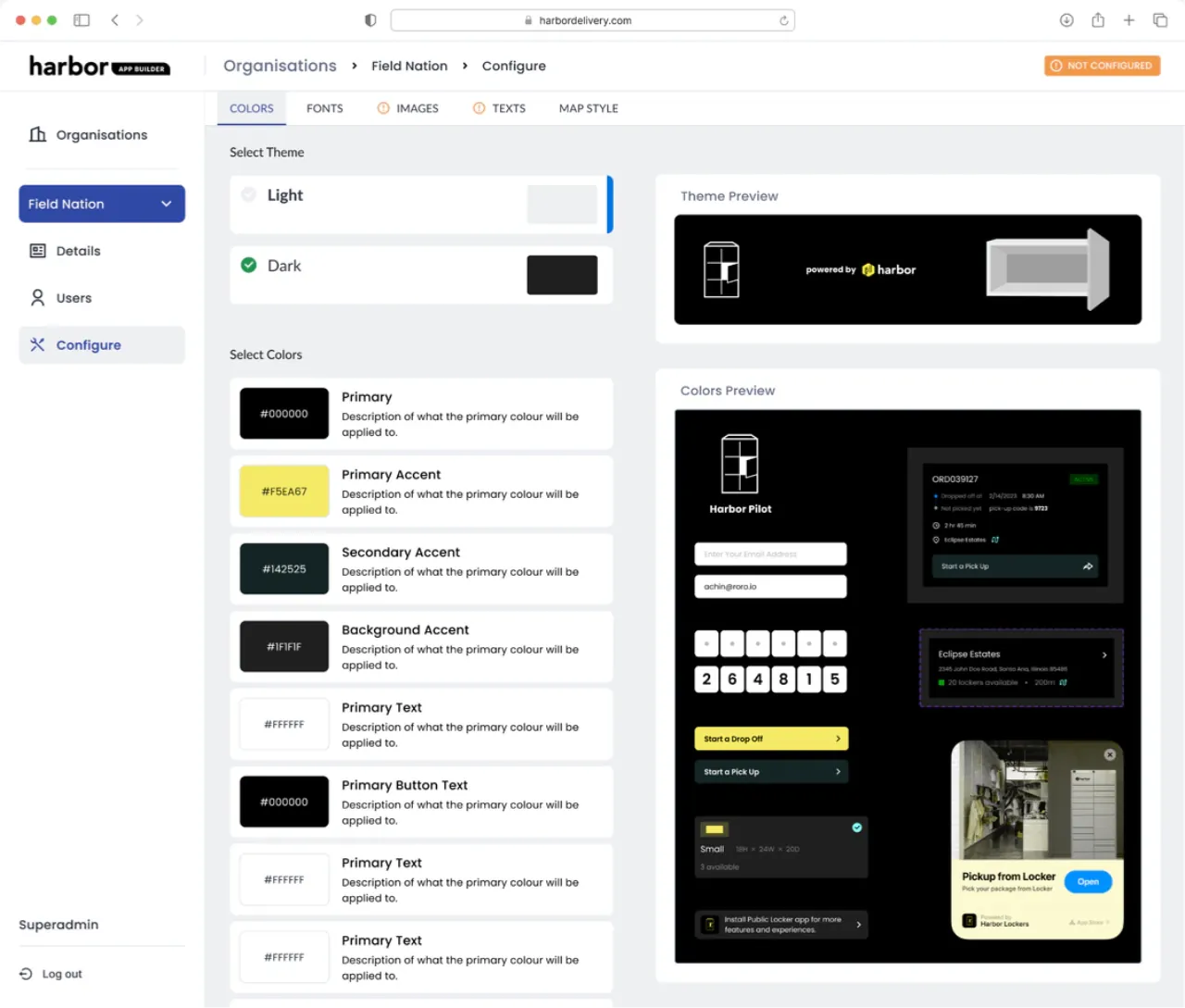 Configurable Figma board and White-Labelled Solution