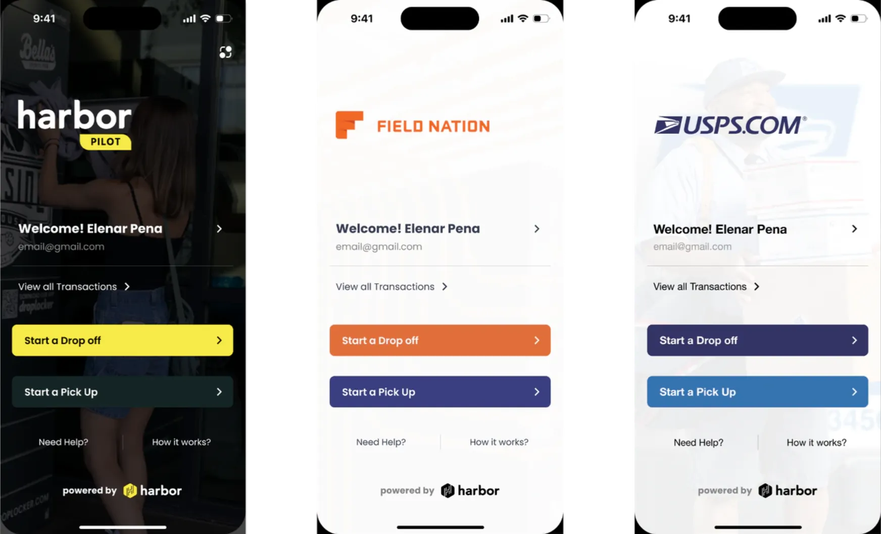 Harbor white-label app examples